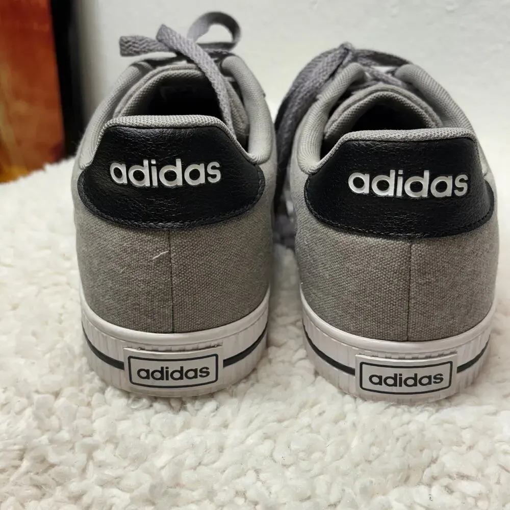adidas Daily 3.0 Sneaker Mens 10.5 Dove Grey/Black Casual Skateboarding FW3270